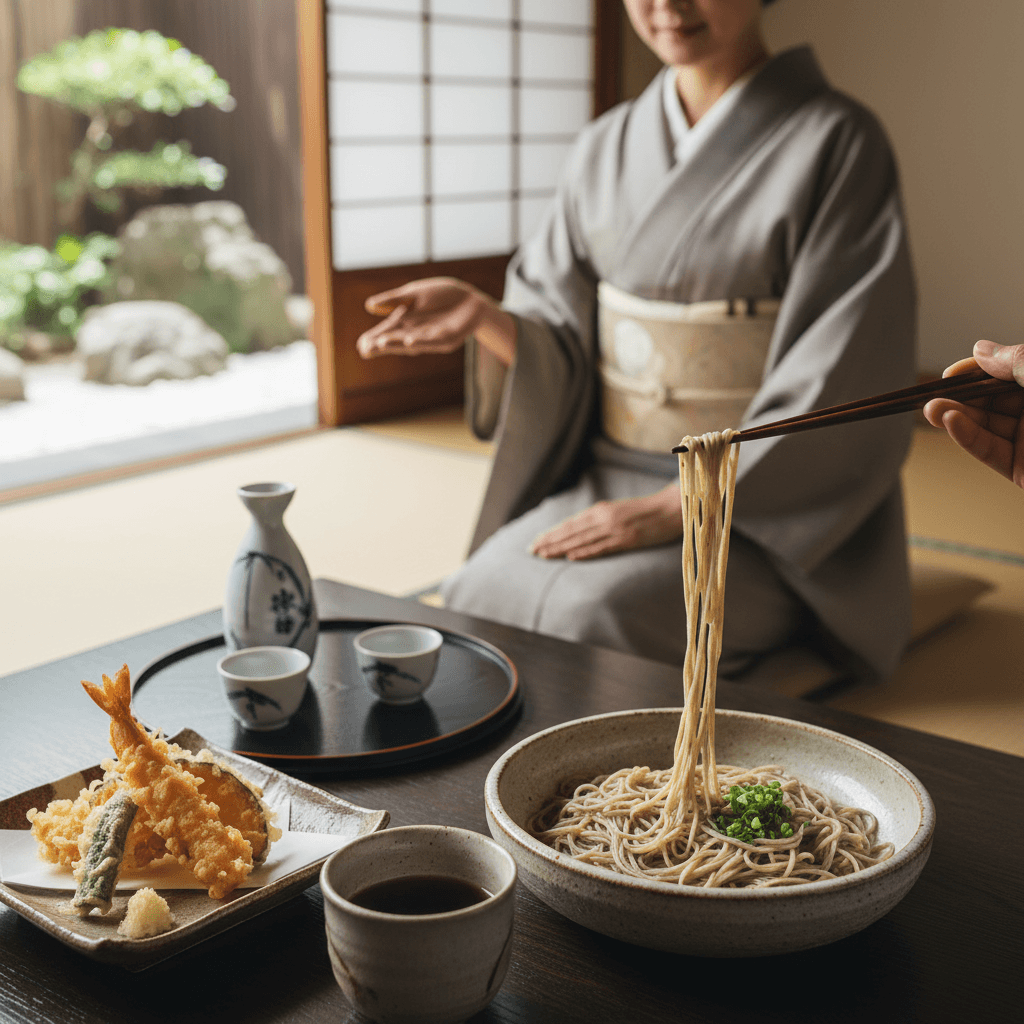 日本の伝統的な蕎麦の食体験を深めるには?和食文化の真髄に迫るガイド